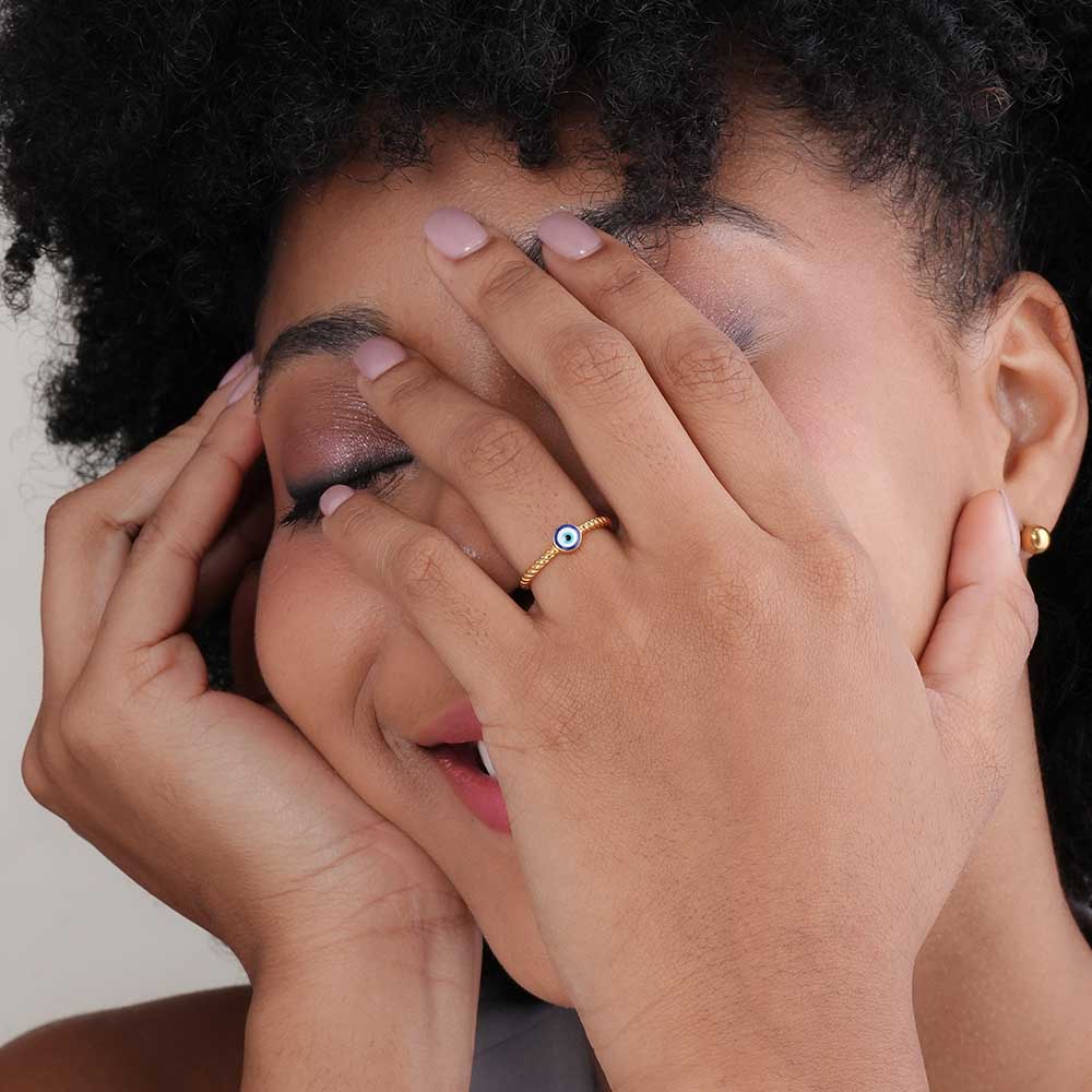 Evil Eye Timeless 925 Silver Ring