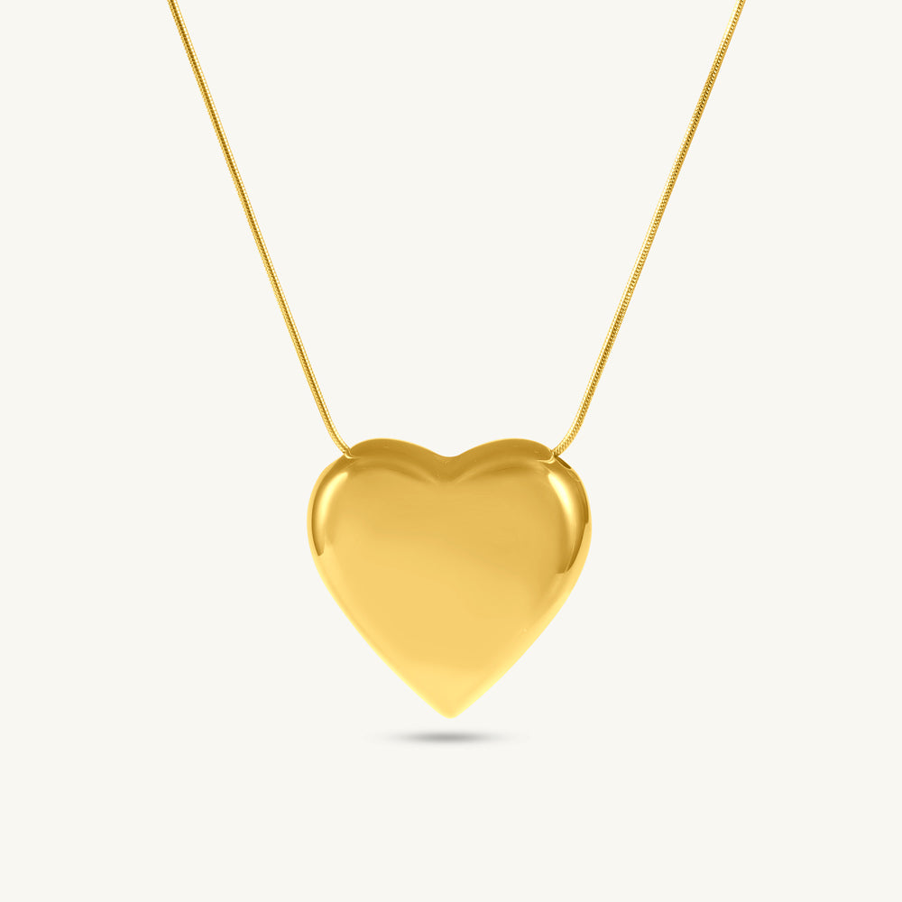 Golden Heart Embrace NecklaceTEST