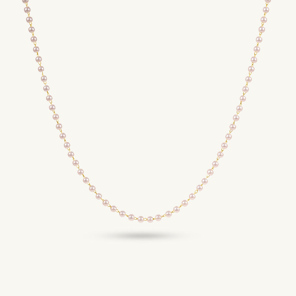 Timeless Beauty Pearl Chain NecklaceTEST