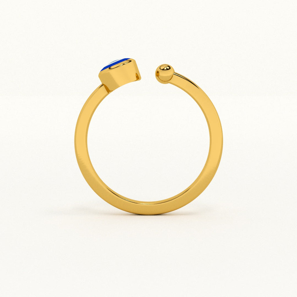 Evil Eye Oracle 925 Silver Ring